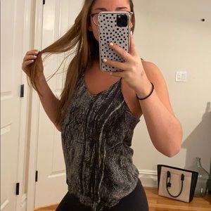 Snakeskin print cami top H AND M
